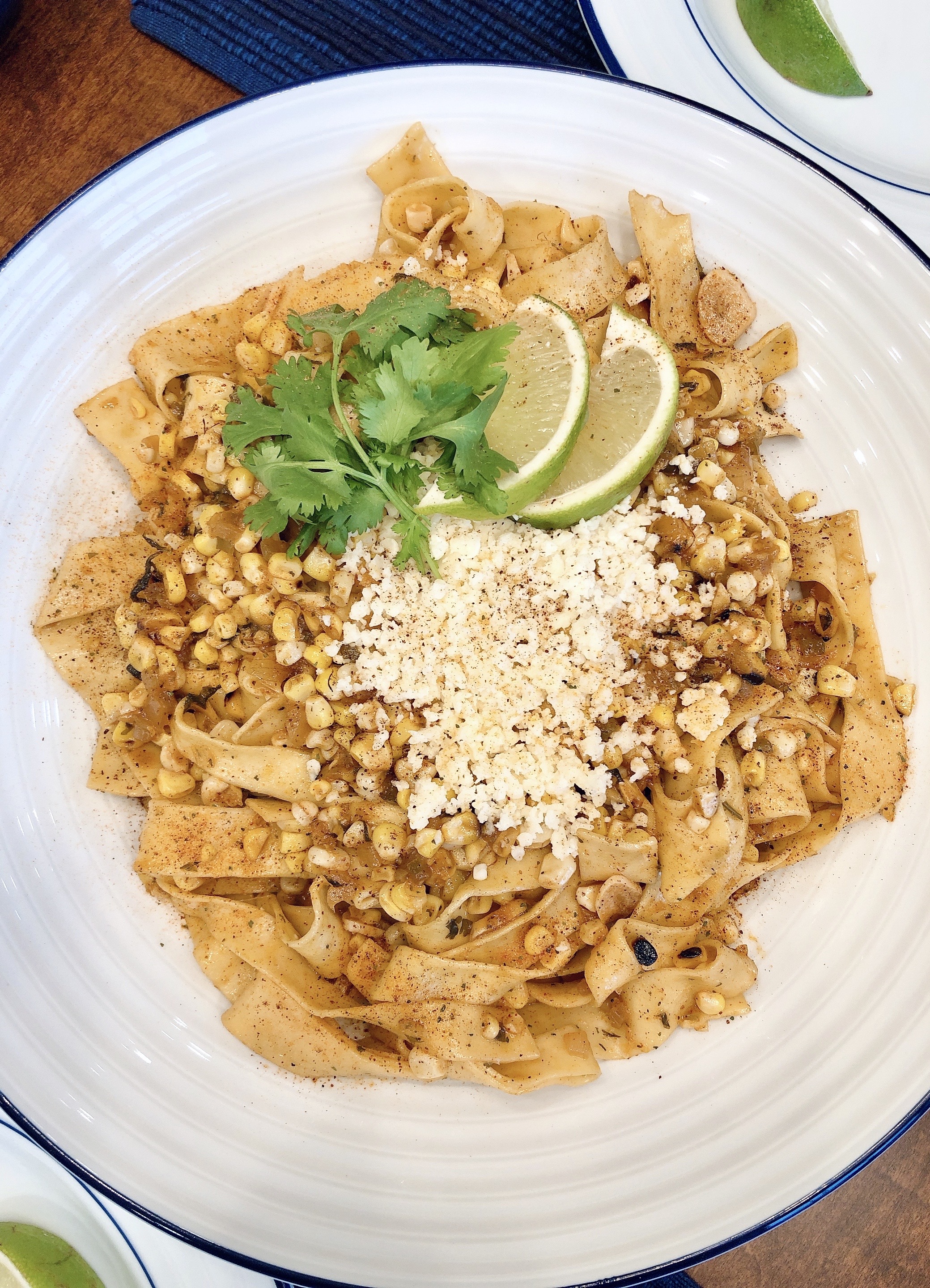 Charred Elote Pappardelle