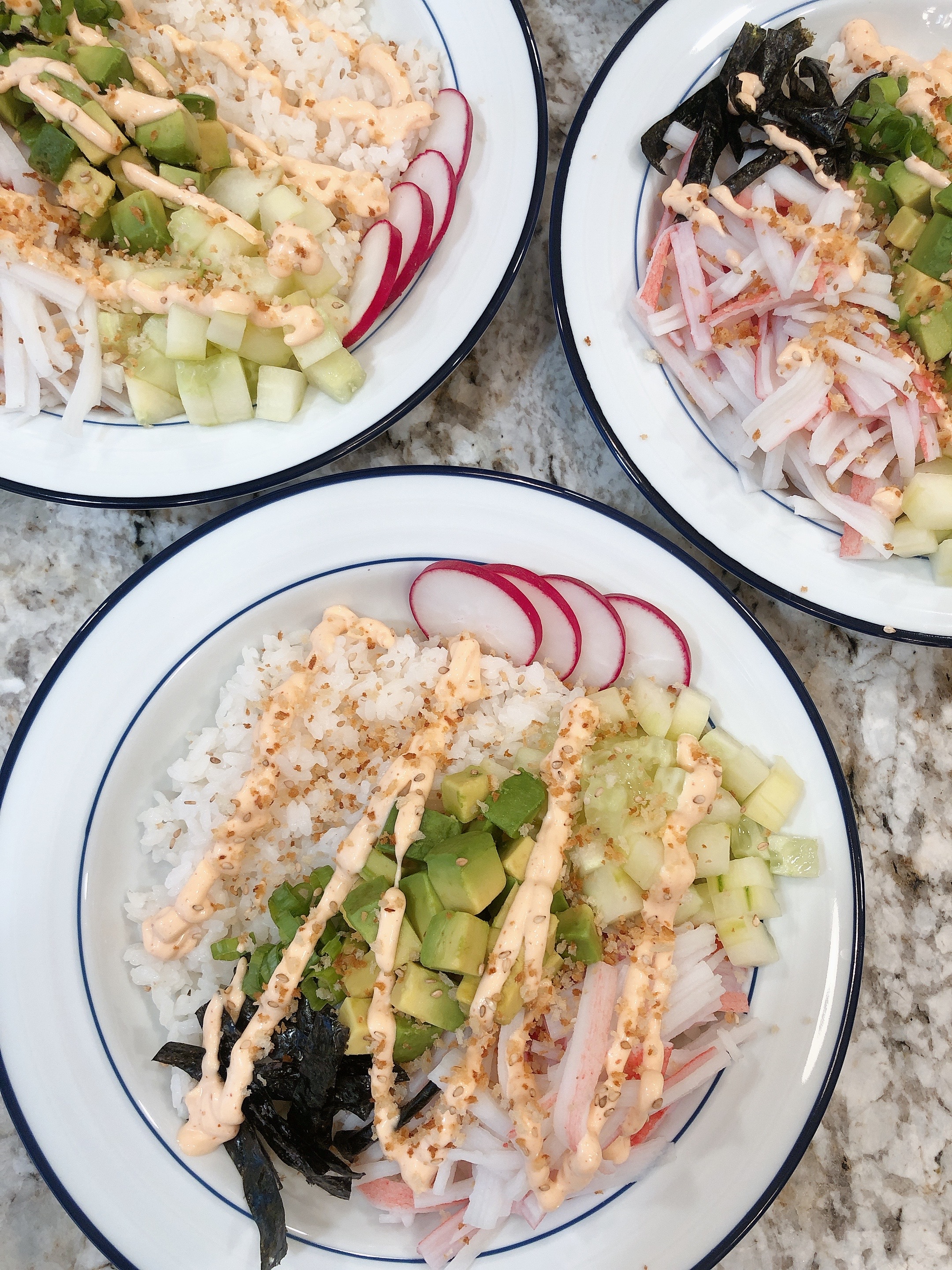 California Roll Sushi Bowl