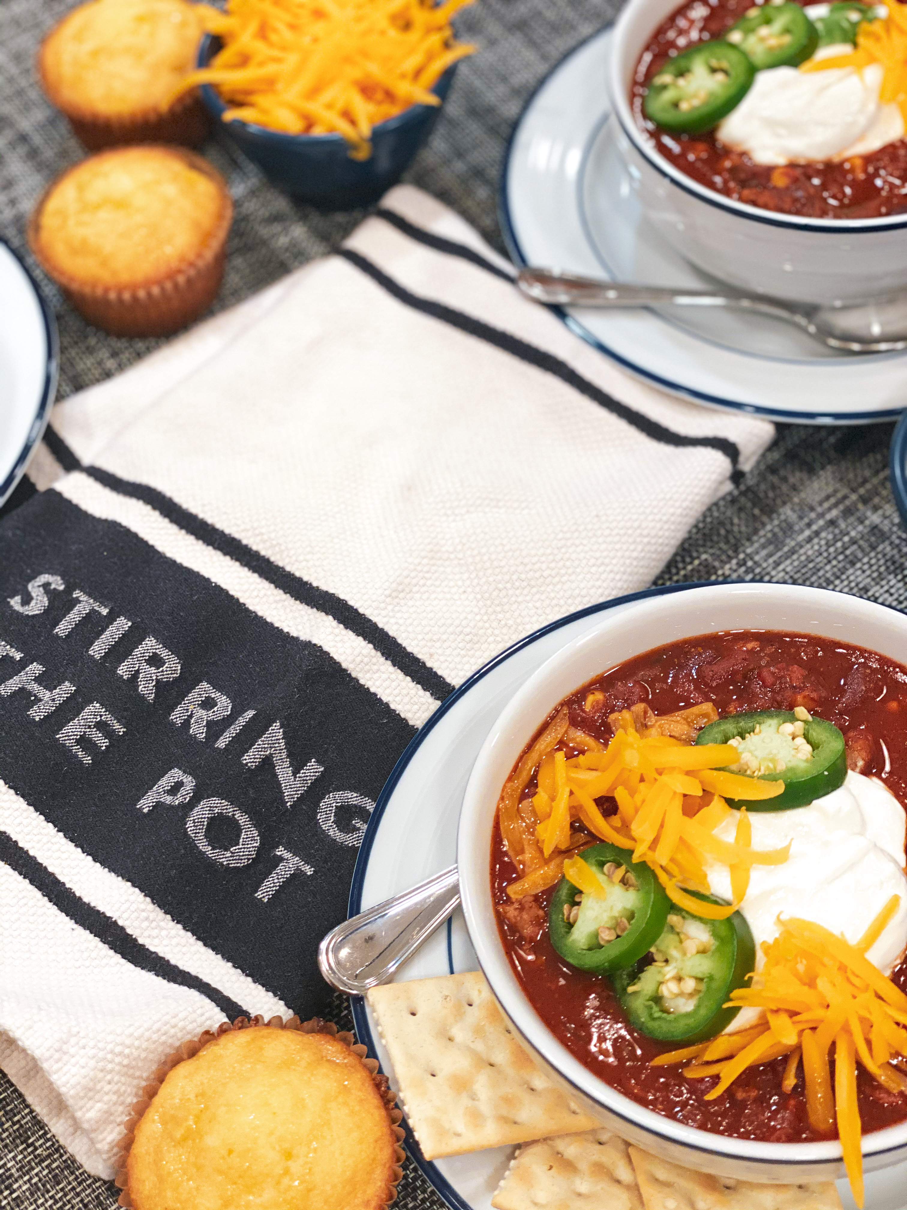 Slow Cooker Turkey Chili Made with Chocolate and Love