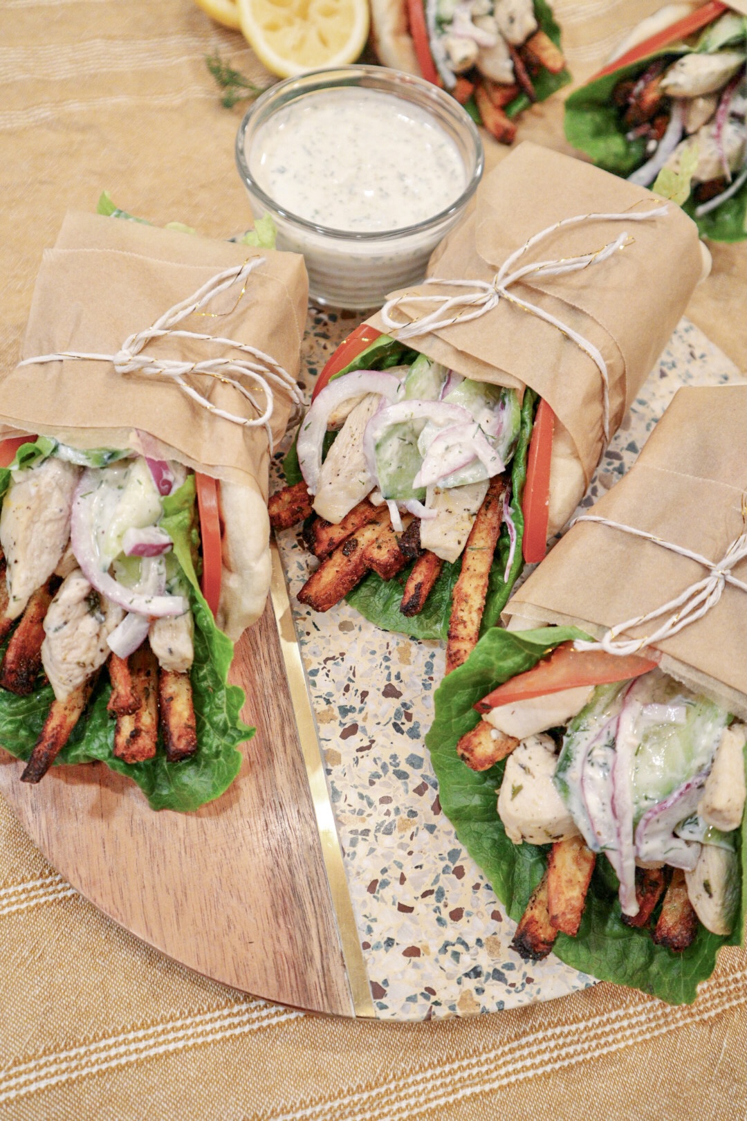 My Big Fat Greek Chicken Gyros