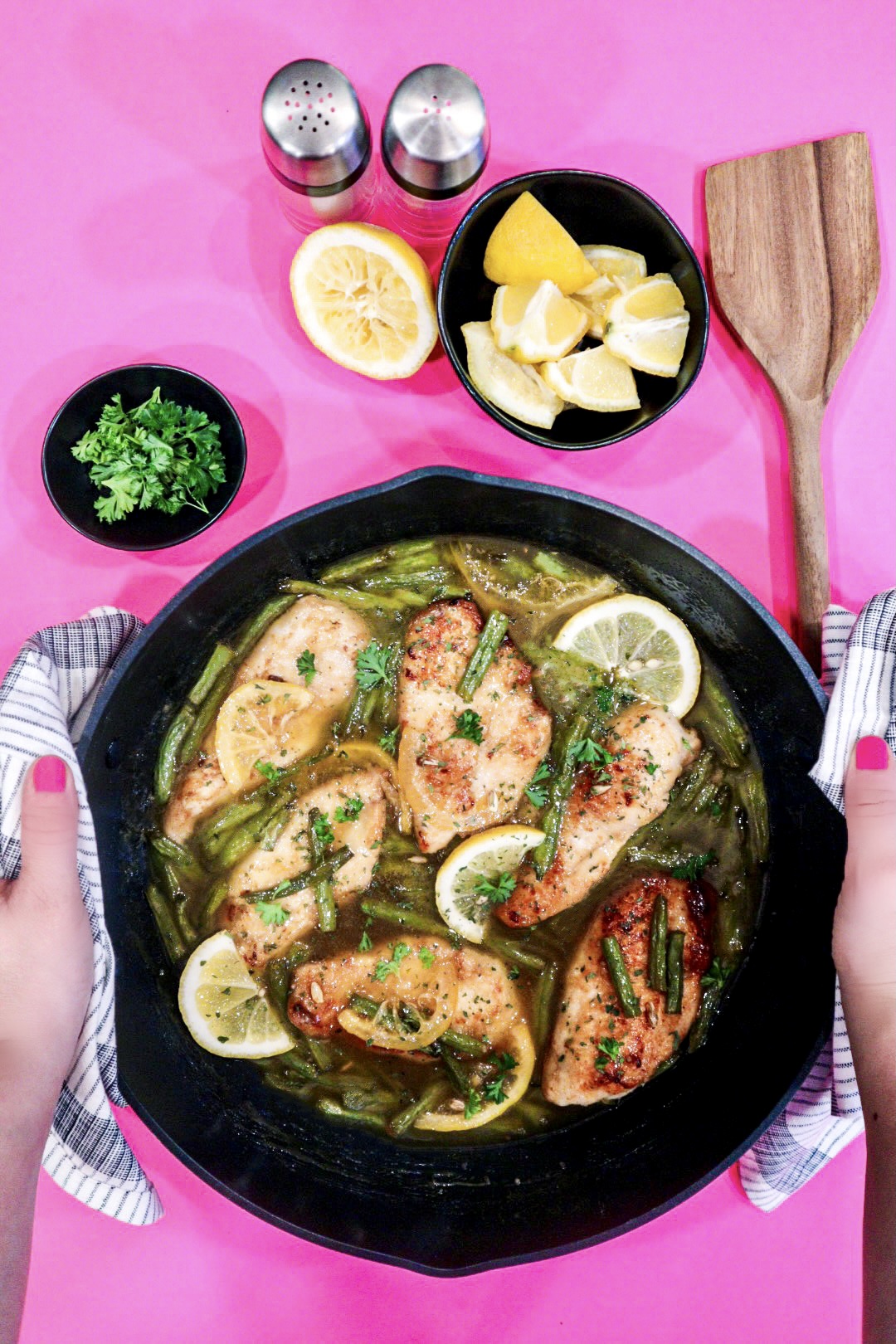 Honey Lemon Chicken and Green Beans