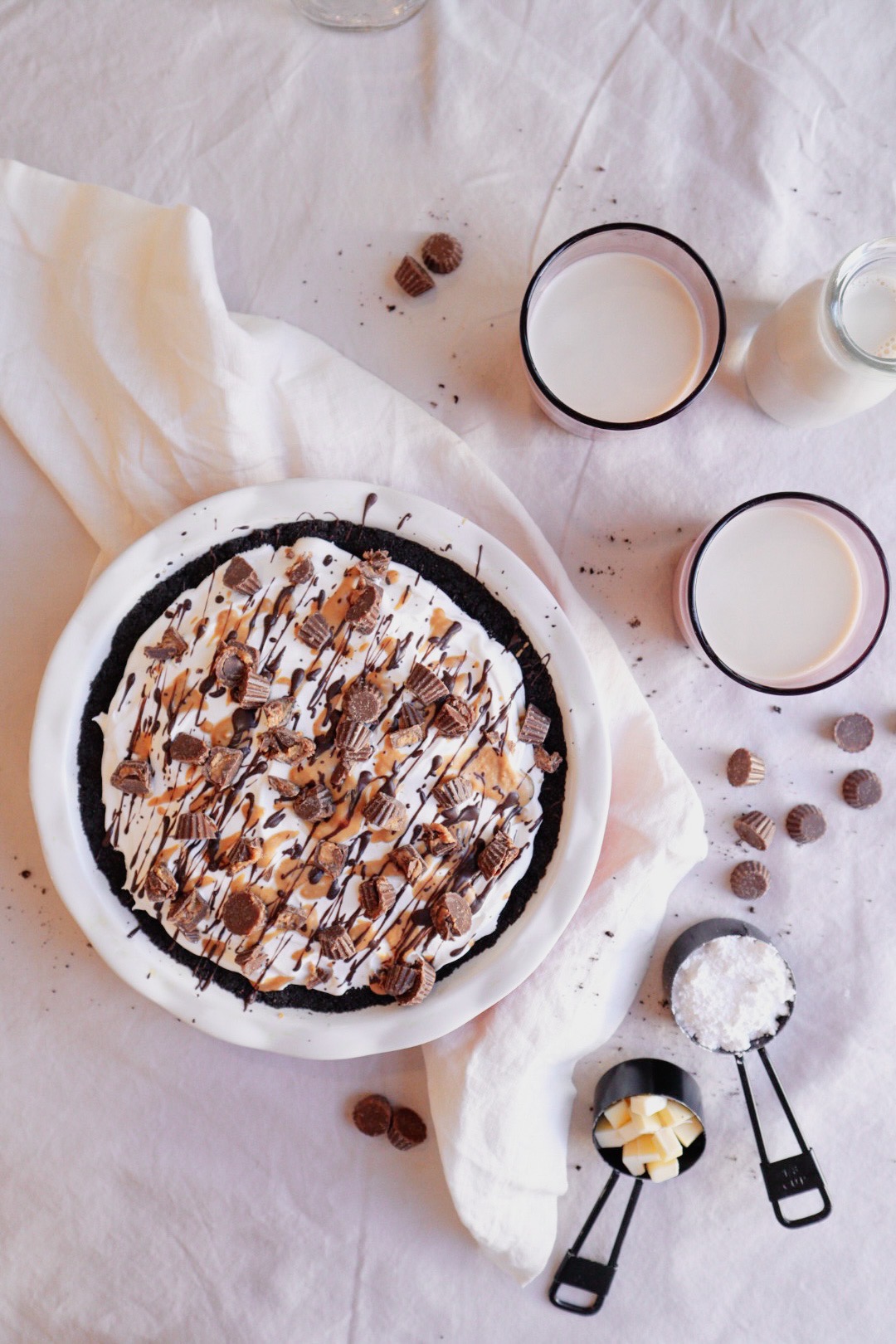 Make Ahead, No Bake Peanut Butter Pie