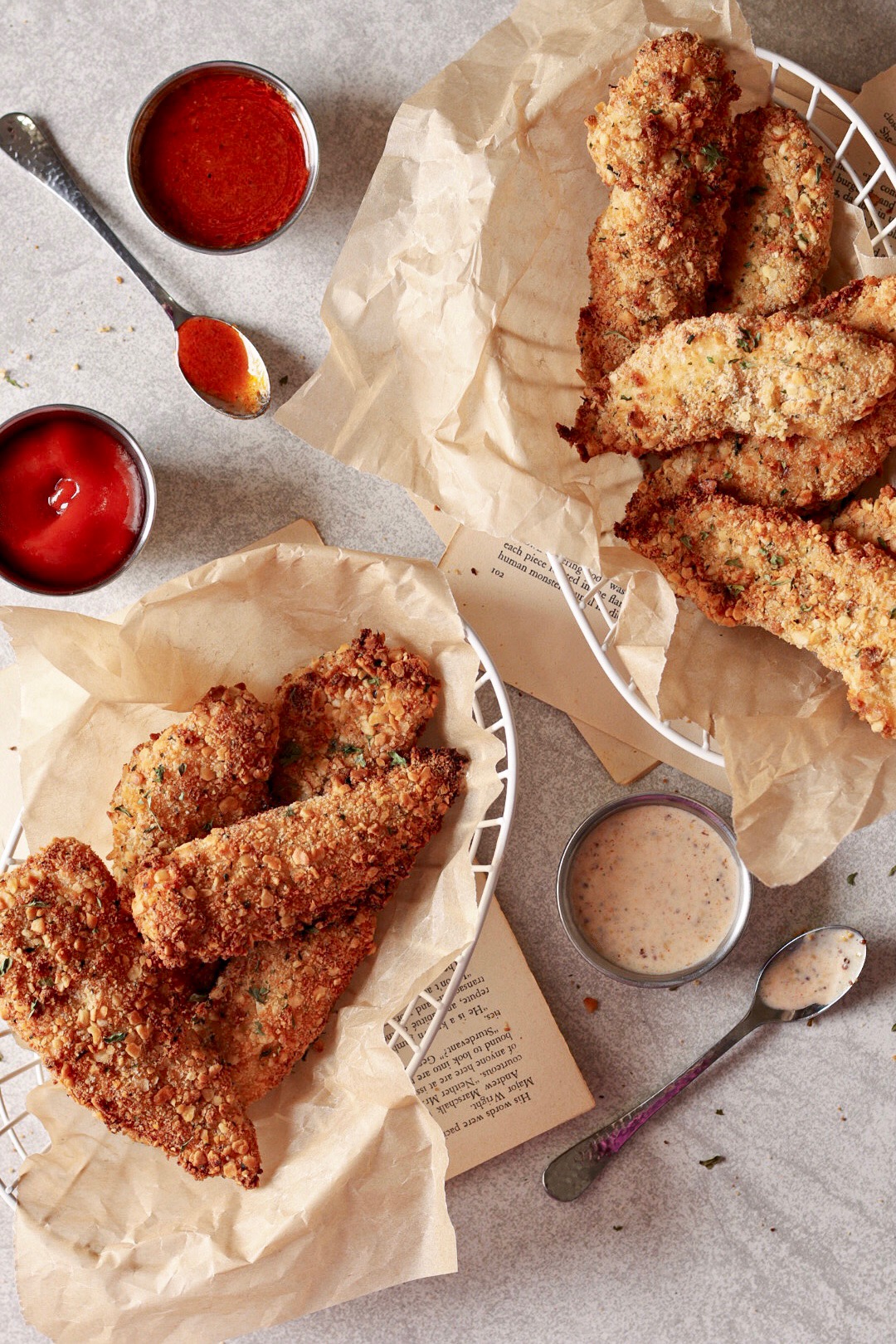 Half and Half Air Fryer Chicken Tenders