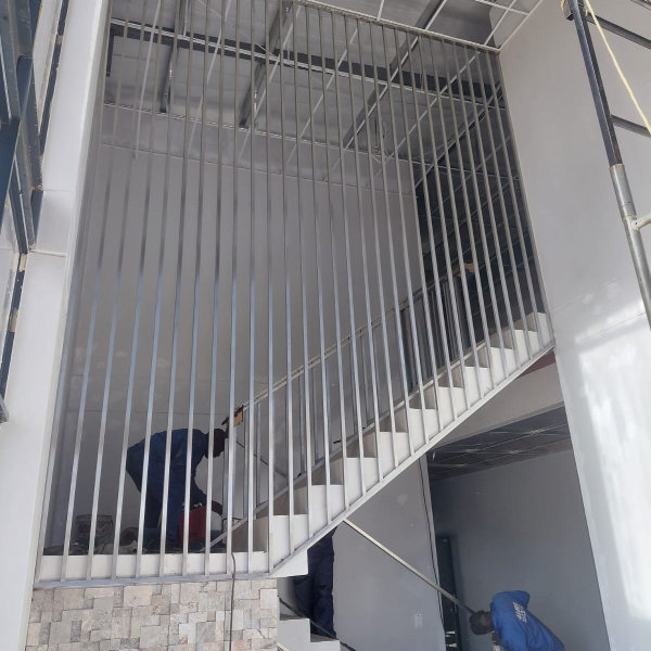 Balustrade screen tall staircase