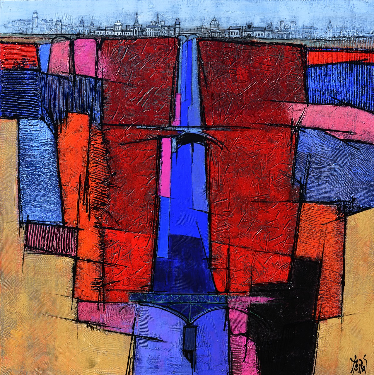 MOIRAS, PARIS, acrylic