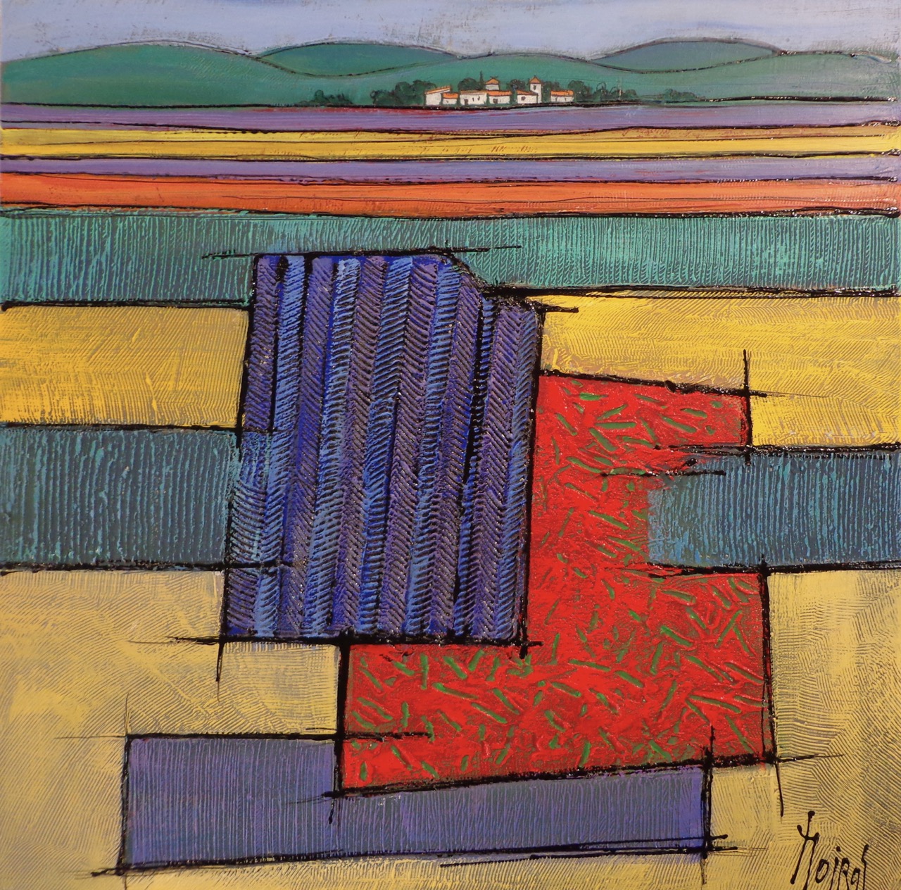 MOIRAS, GARGAS (LUBÉRON), acrylic