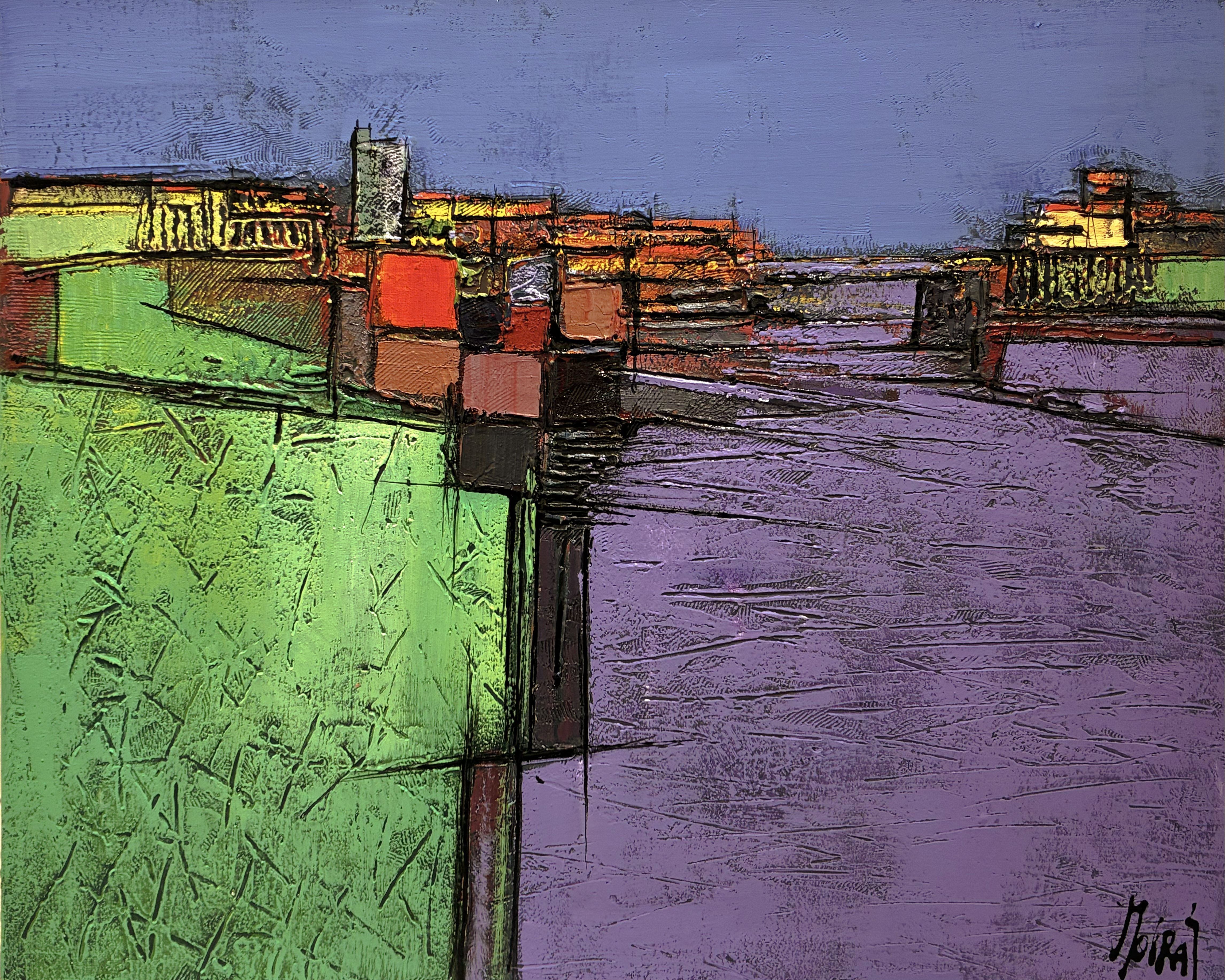 MOIRAS, ANTIBES, acrylic