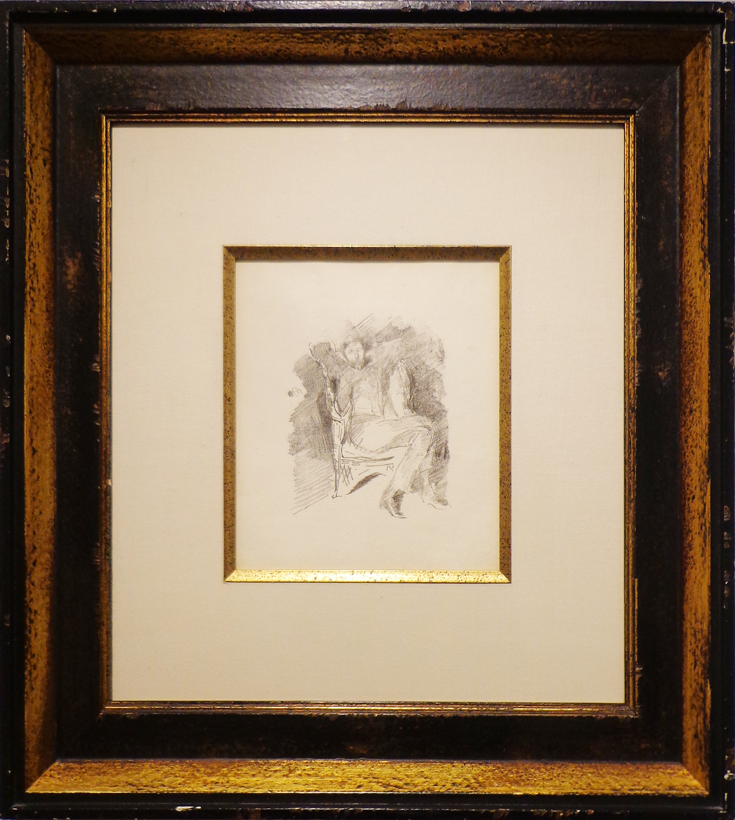 Whistler, Firelight: Joseph Pennell 1896, lithograph