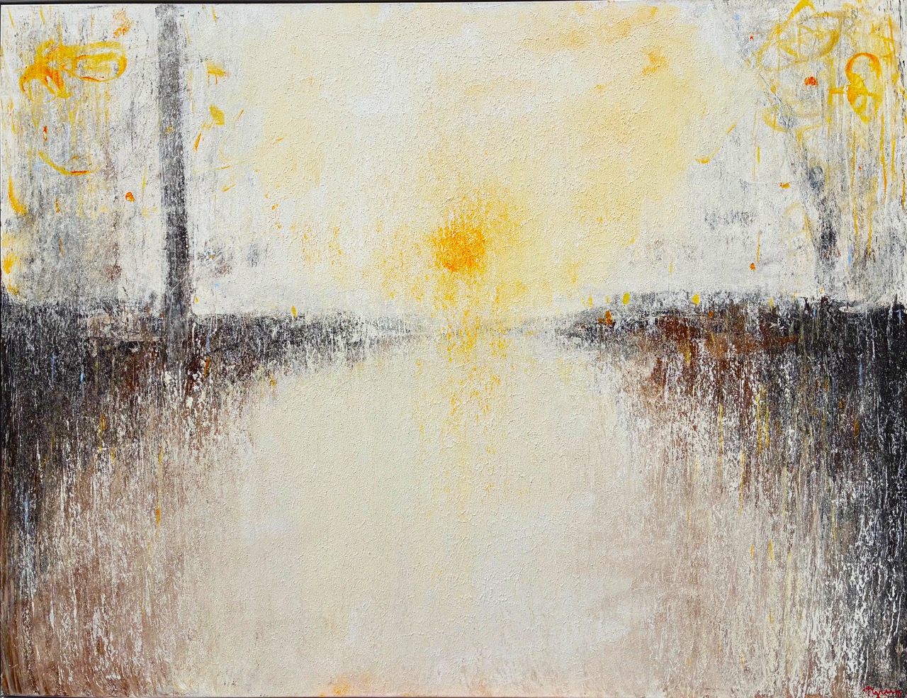 TOPLEV, WINTER SUN, ACRYLIC