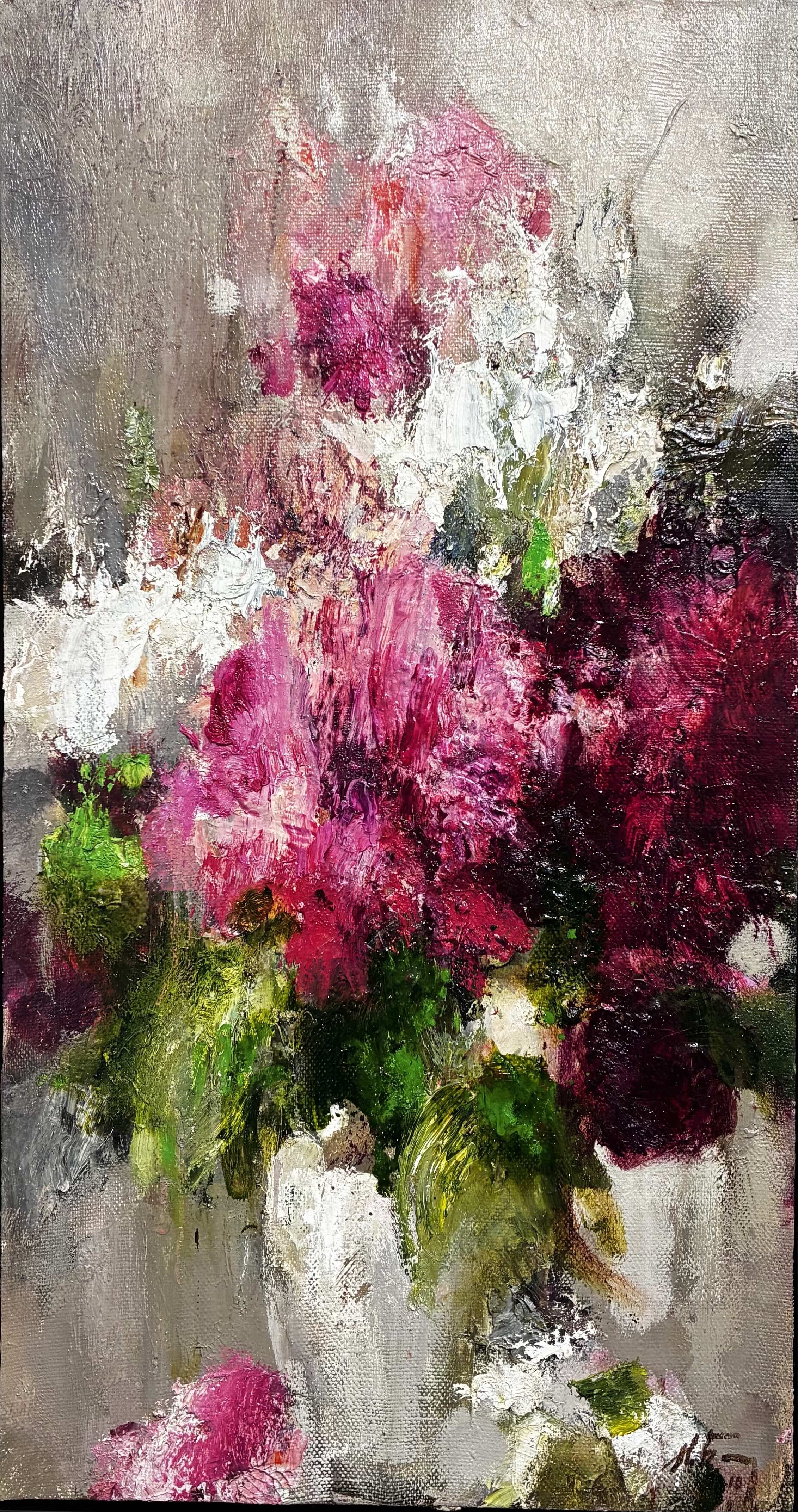 BLOKHIN, PEONY BOUQUET, oil