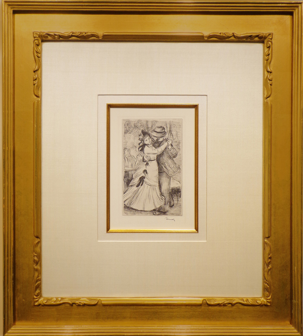 Renoir, Dance in the Country, Etching