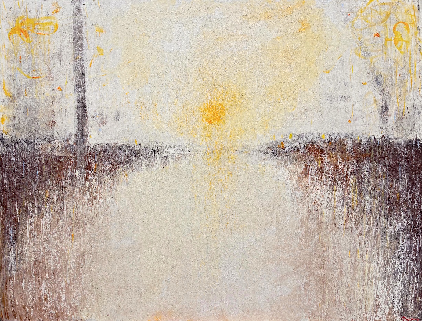 TOPLEV, WINTER SUN, ACRYLIC