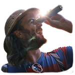 Photo of explorer with kaleidoscope 