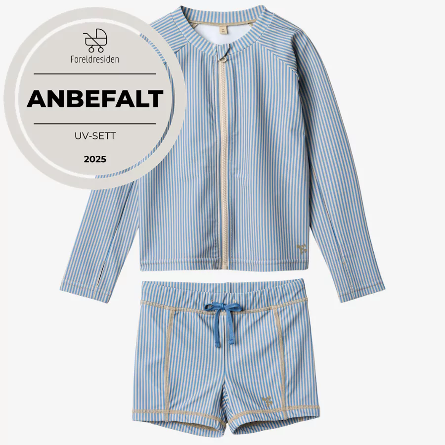 Wheat UV-trøye Ada og UV-shorts Ulrik