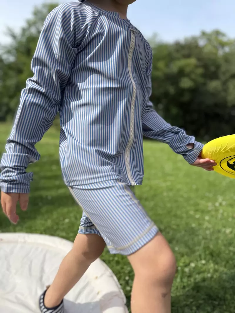 Wheat UV-trøye Ada og UV-shorts Ulrik