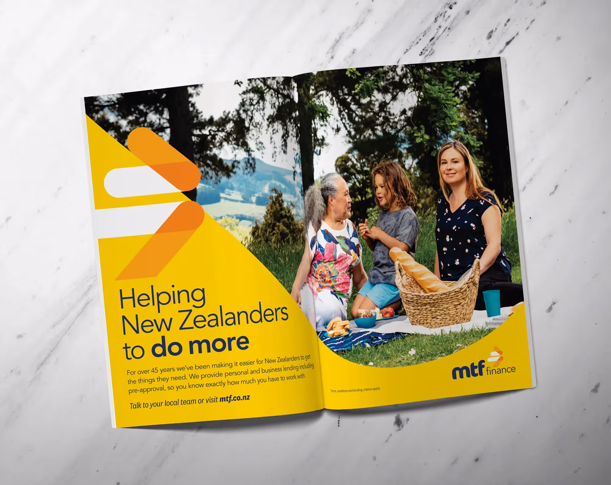 MTF Finance Advert Spread