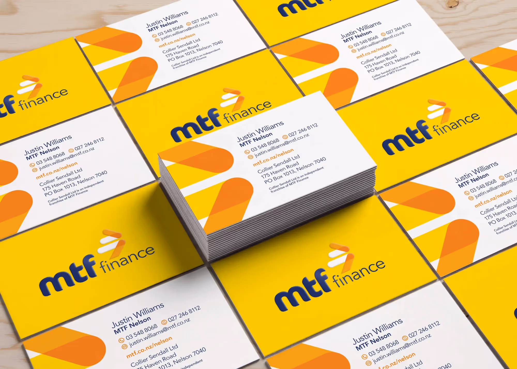 MTF Finance Business Cards