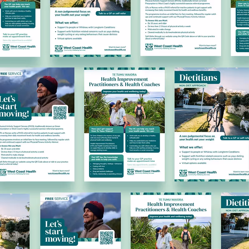 West Coast Health Branding Materials