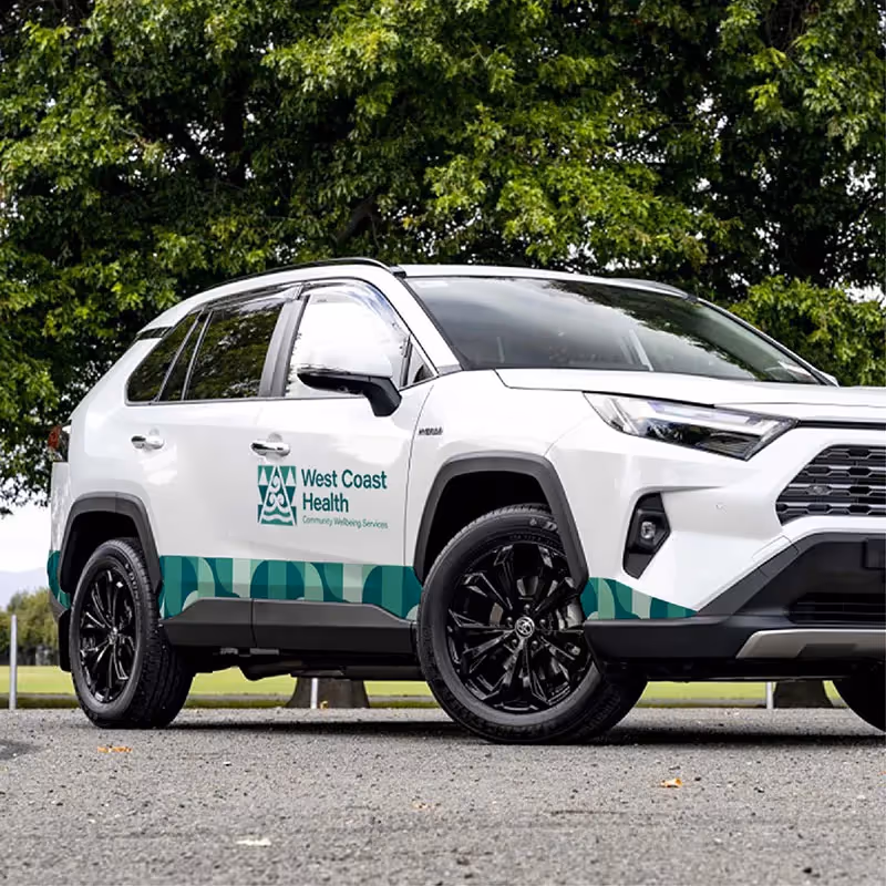 West Coast Health Vehicle Branding