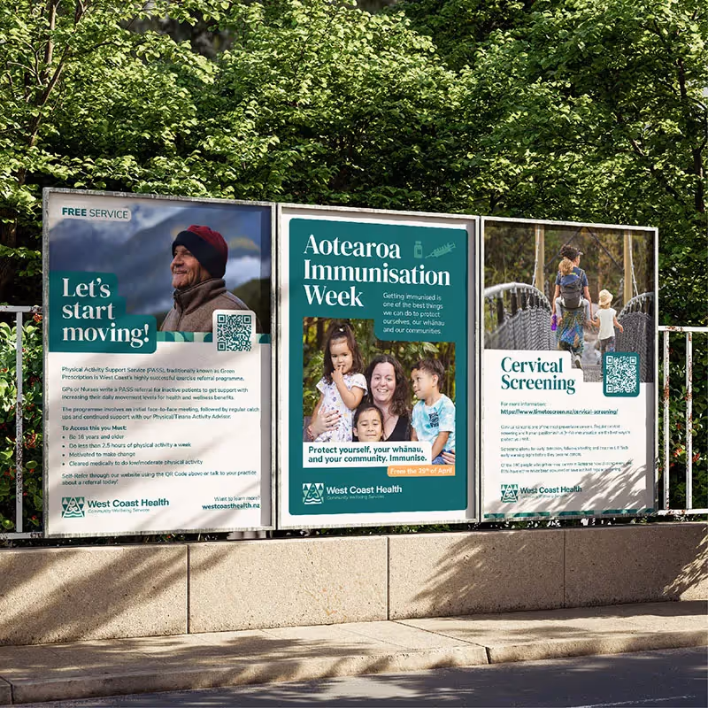 West Coast Health Posters