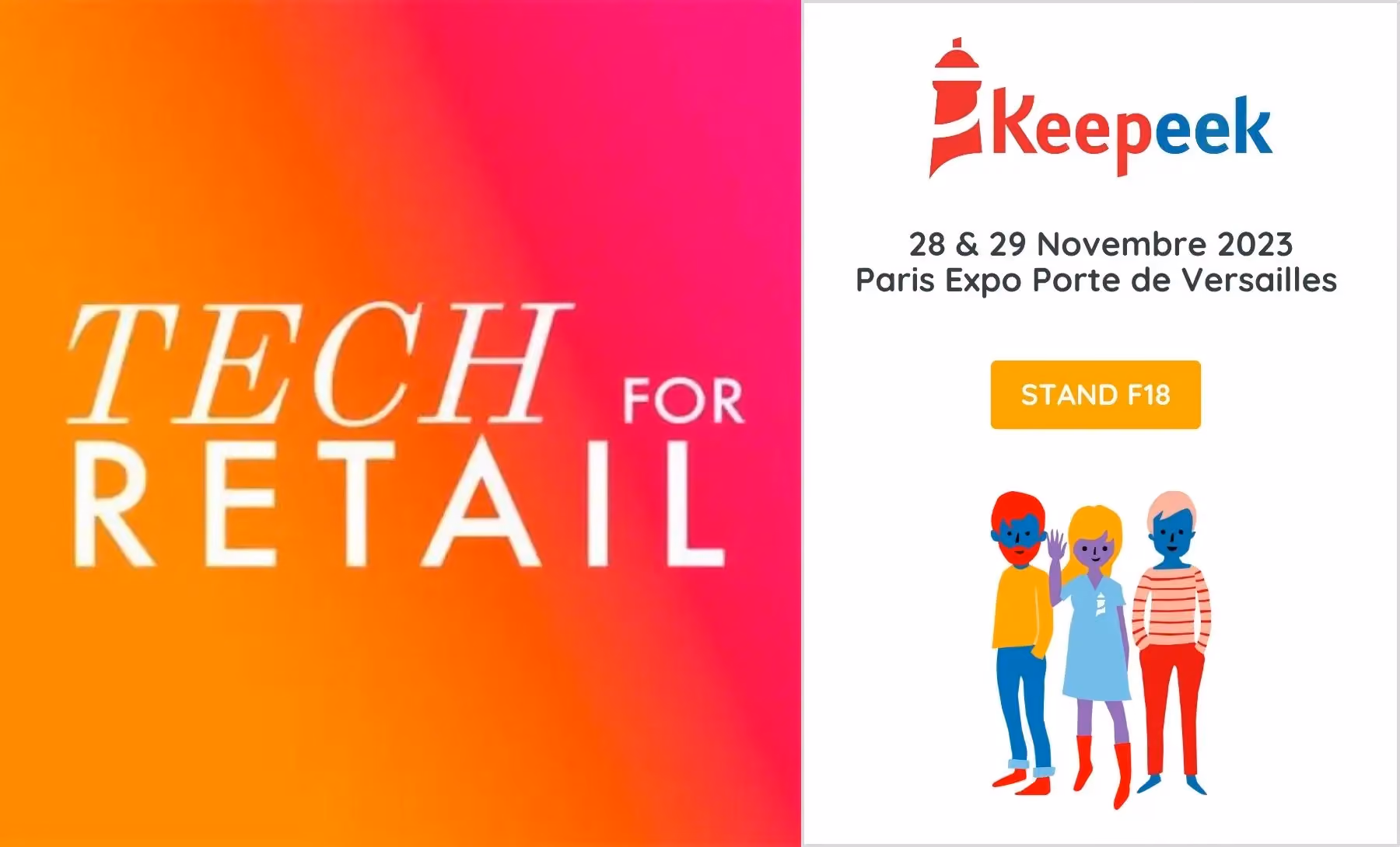Meet the Keepeek teams at Tech For Retail 2023