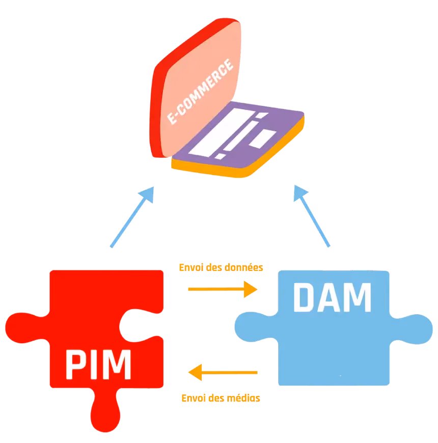 DAM product visuals distribution