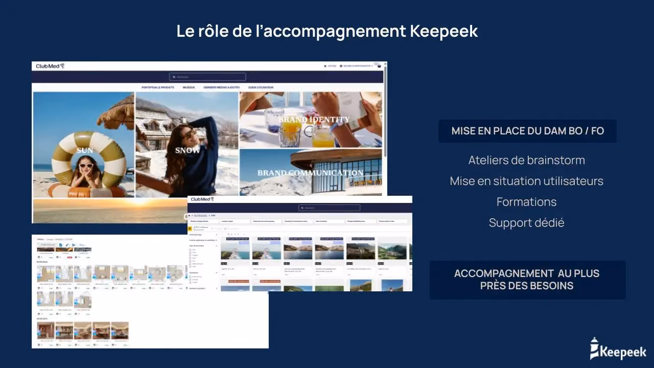 Le rôle de l'accompagnement Keepeek