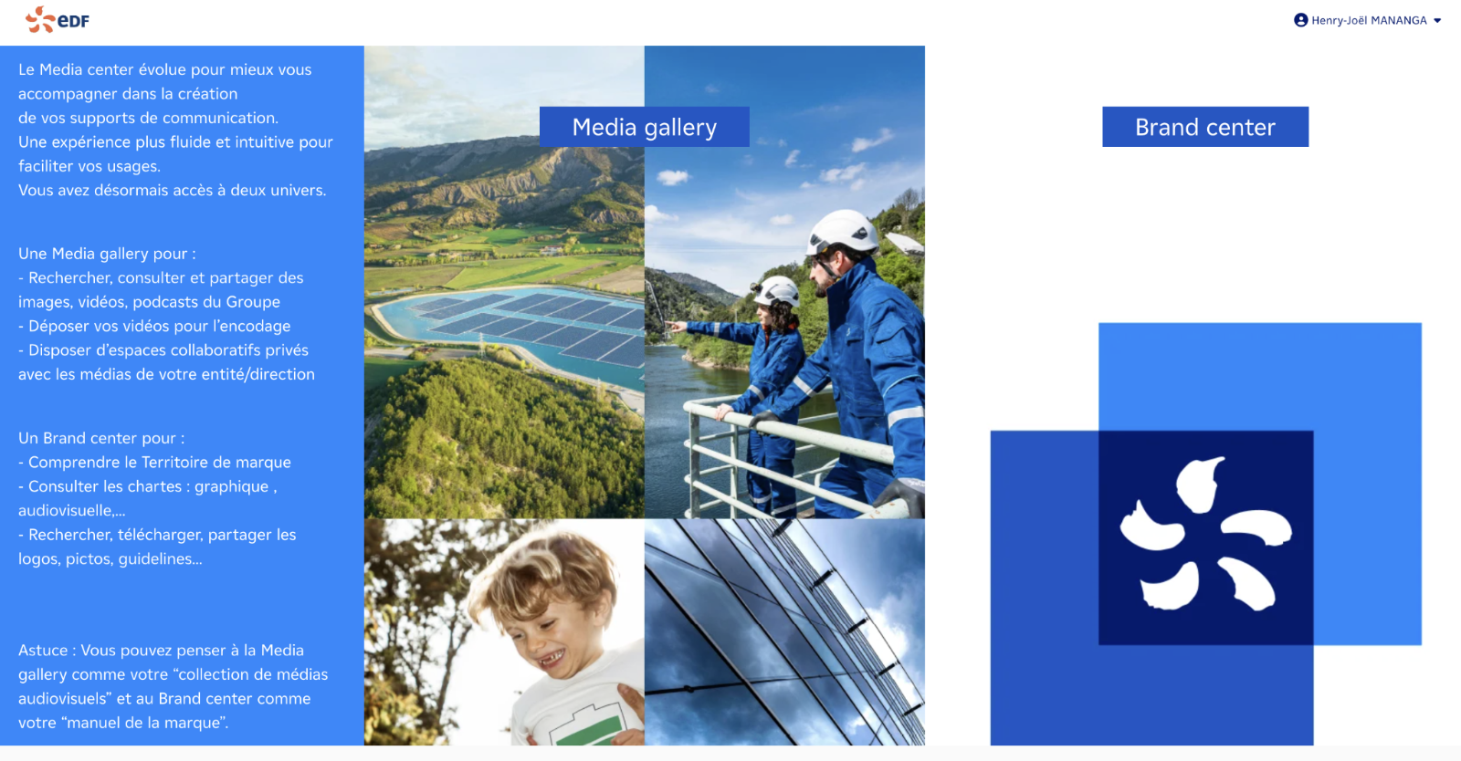 Media Center EDF