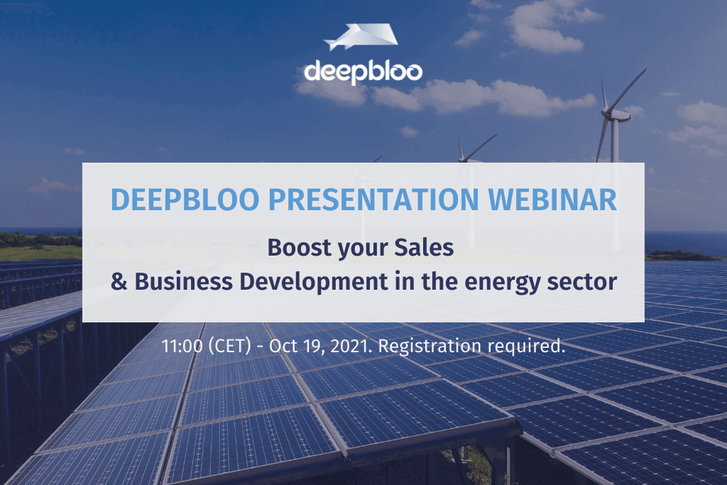 Deepbloo & How to boost Sales in the energy sector (2nd time)