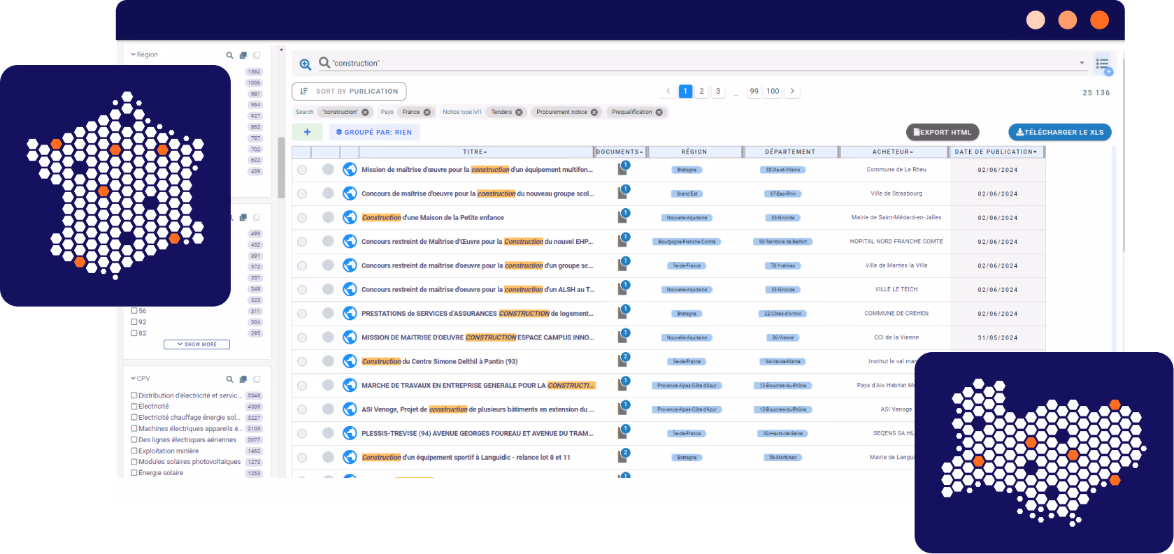  Plateforme de vente et d'intelligence économique pour tous les secteurs en France 