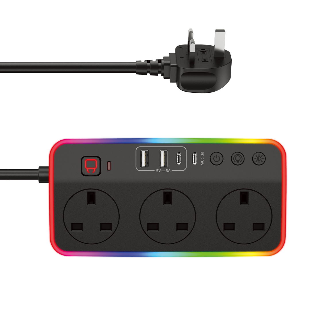 Gaming Desk LED Power Hub