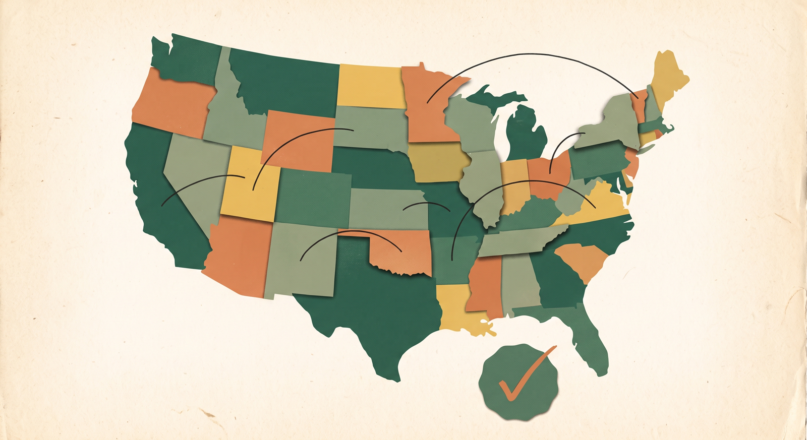 Map of the United States