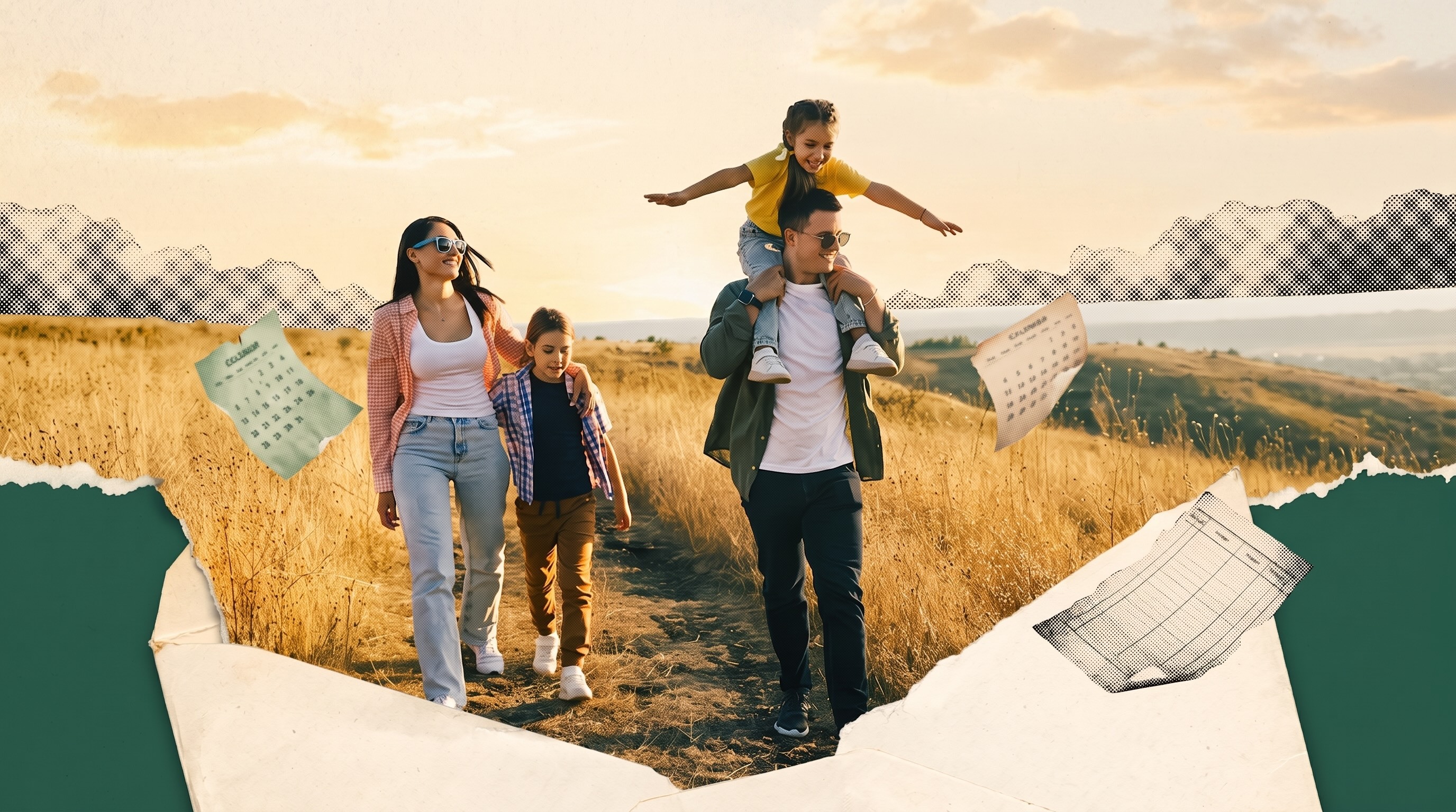 A family walking together outdoors, representing the time back private practice owners get with Heard