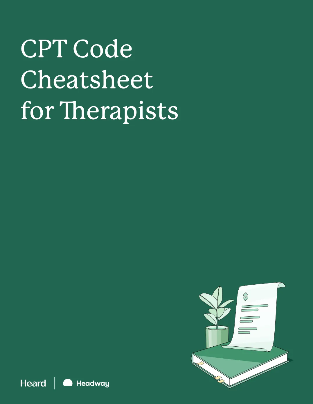 CPT Code Cheatsheet for Therapists