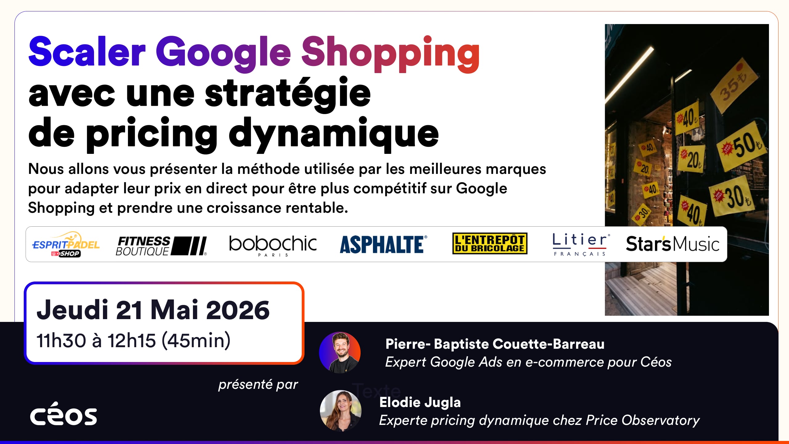 Scaler Google Shopping avec une stratégie de pricing dynamique.