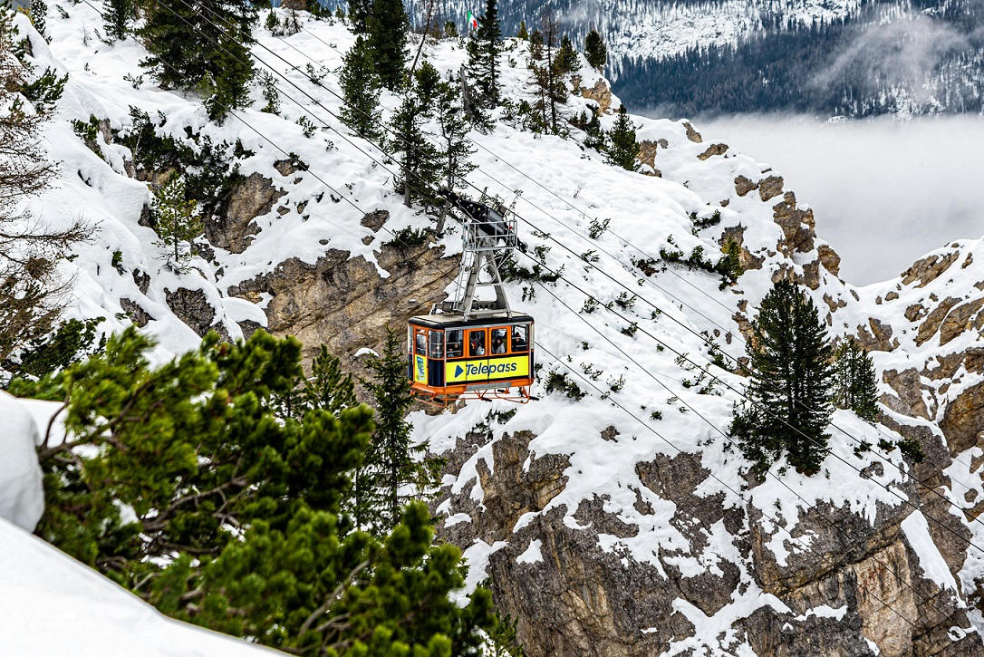 funicular railway in Cortina d'Ampezzo