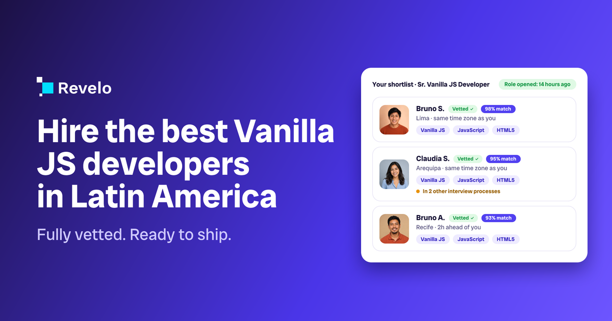 Vanilla JS