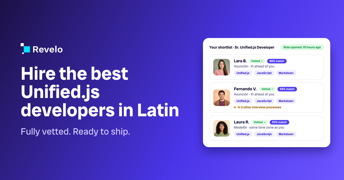 Unified.js
