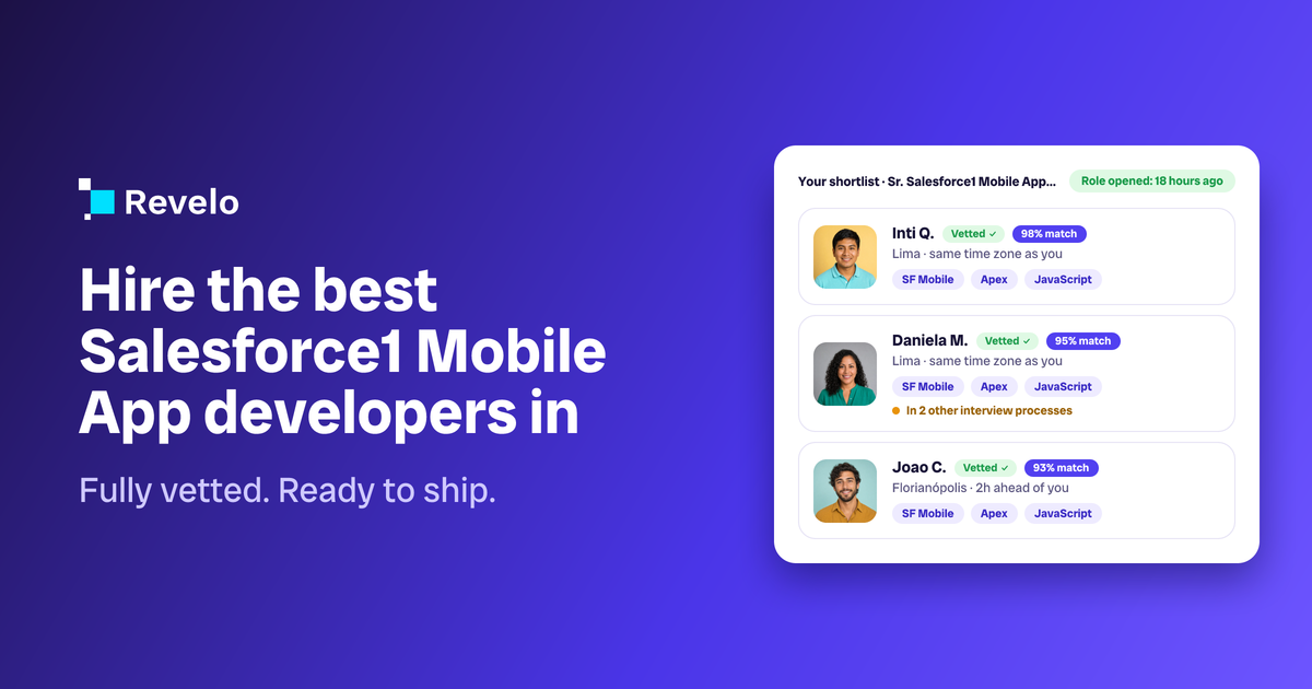 Salesforce1 Mobile App