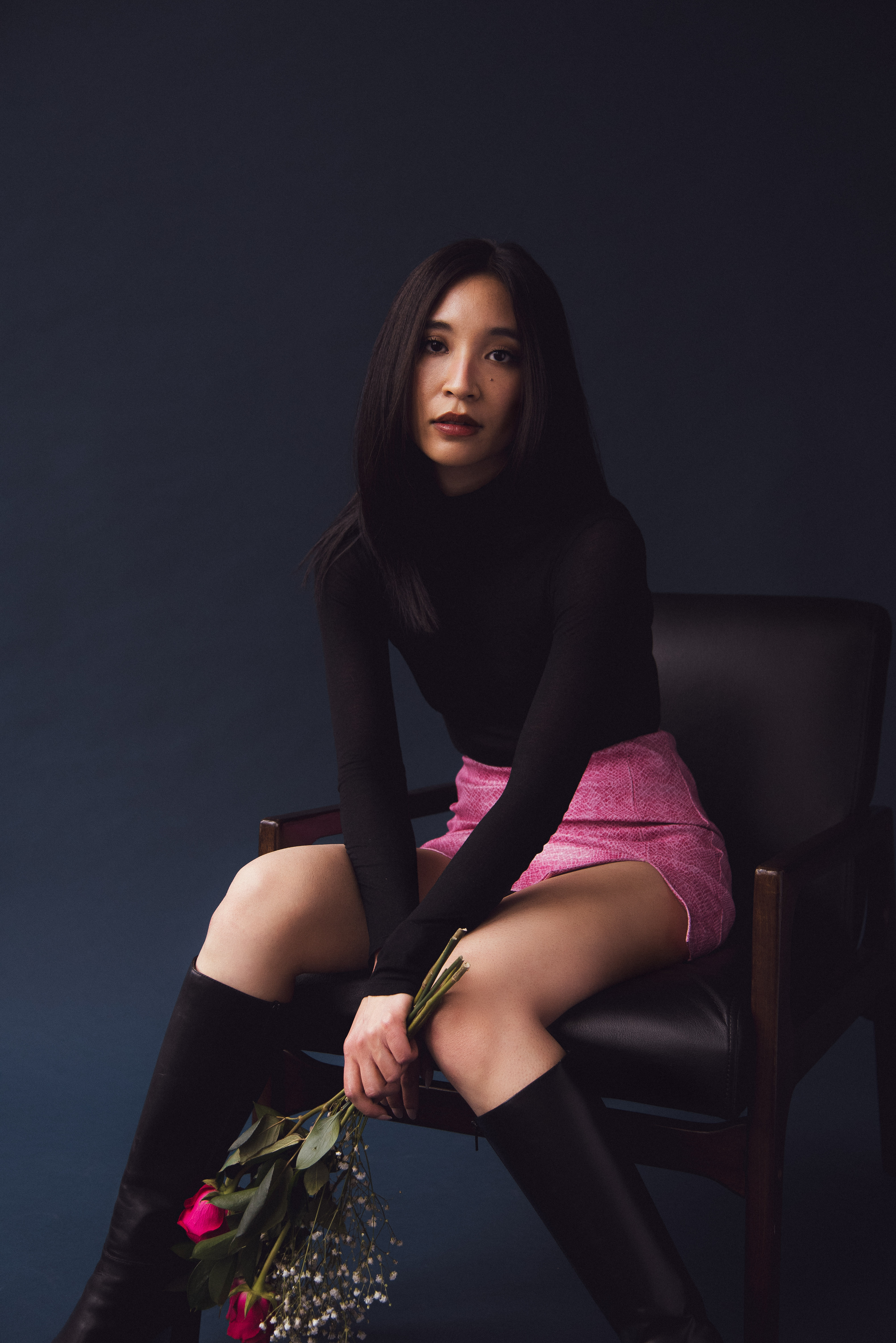 Author Diana Le photographed for the inner cover of her book release.