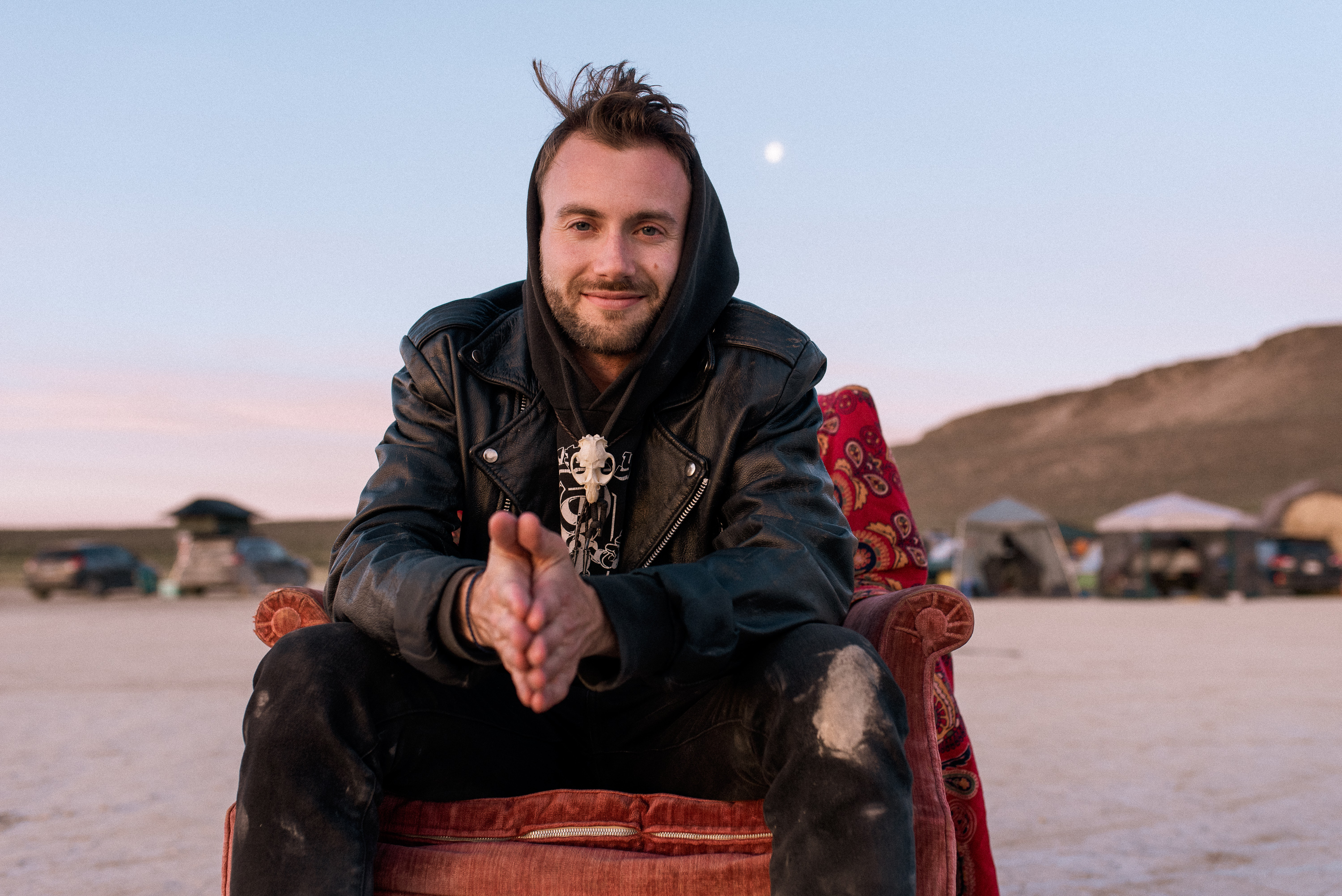 A photo of photographer and designer Max Benedict.