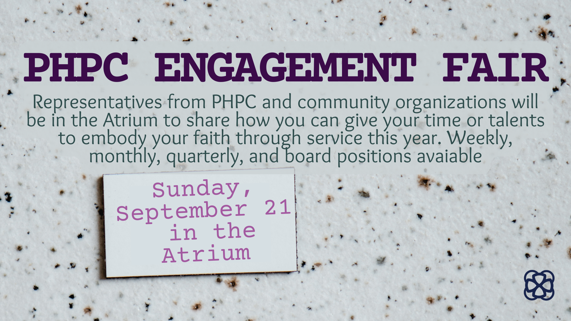 PHPC Volunteer Fair