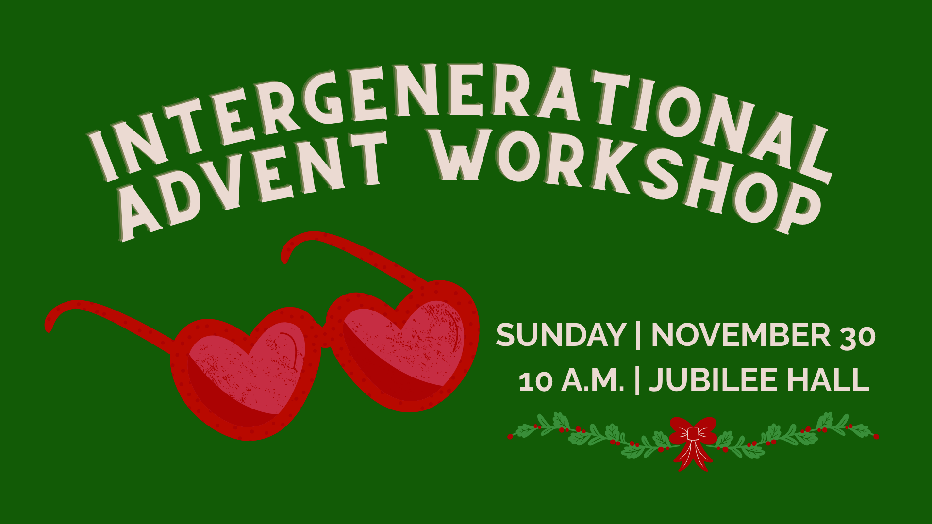 Intergenerational Advent Workshop