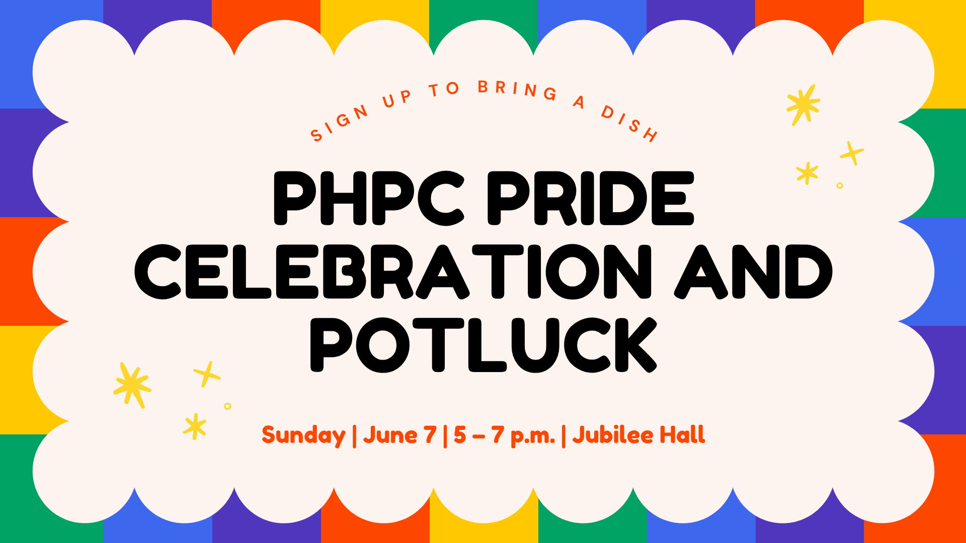 PHPC Pride Celebration and Potluck