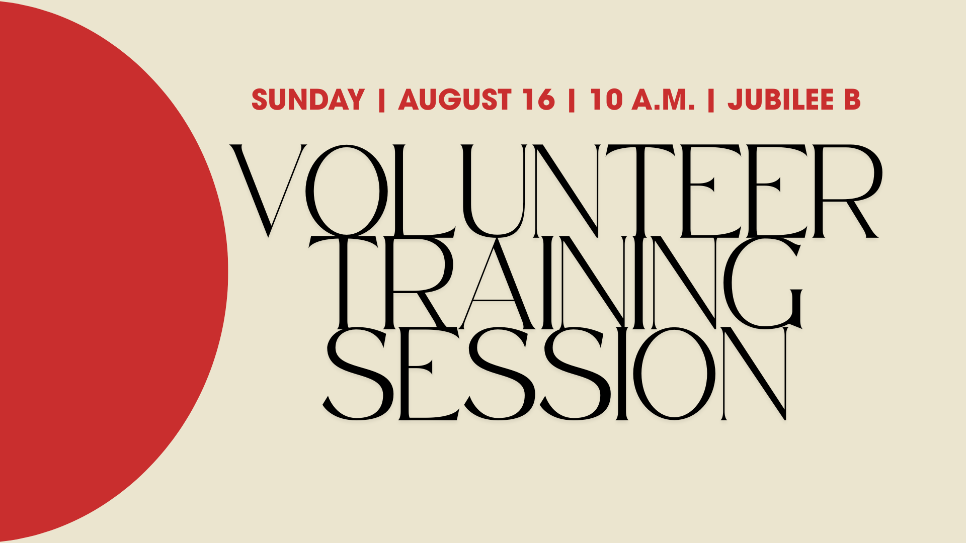 Volunteer Training Session