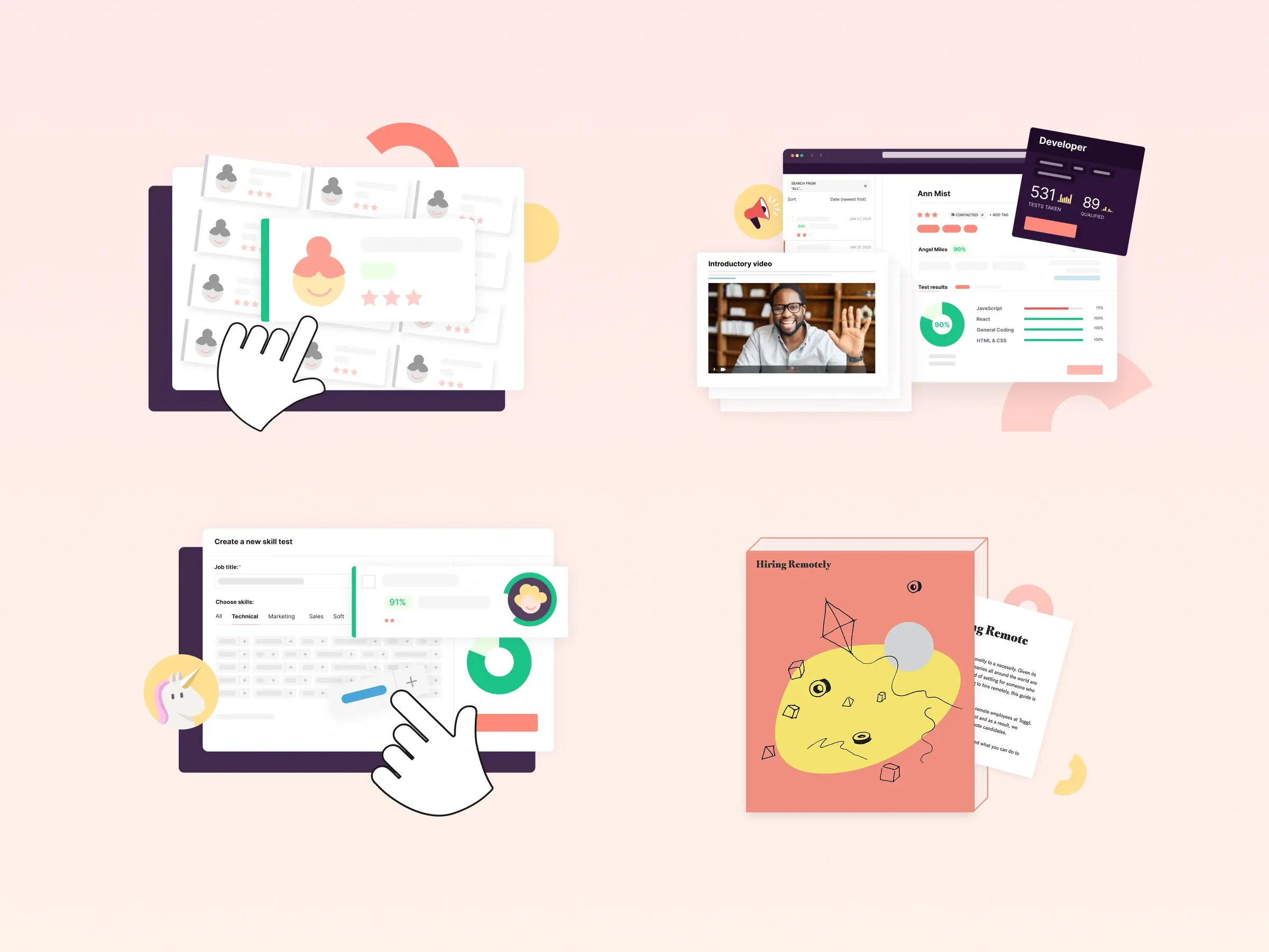 Creatives - Enhancing user understanding - To represent how the custom icons and illustrations improve user understanding of product features