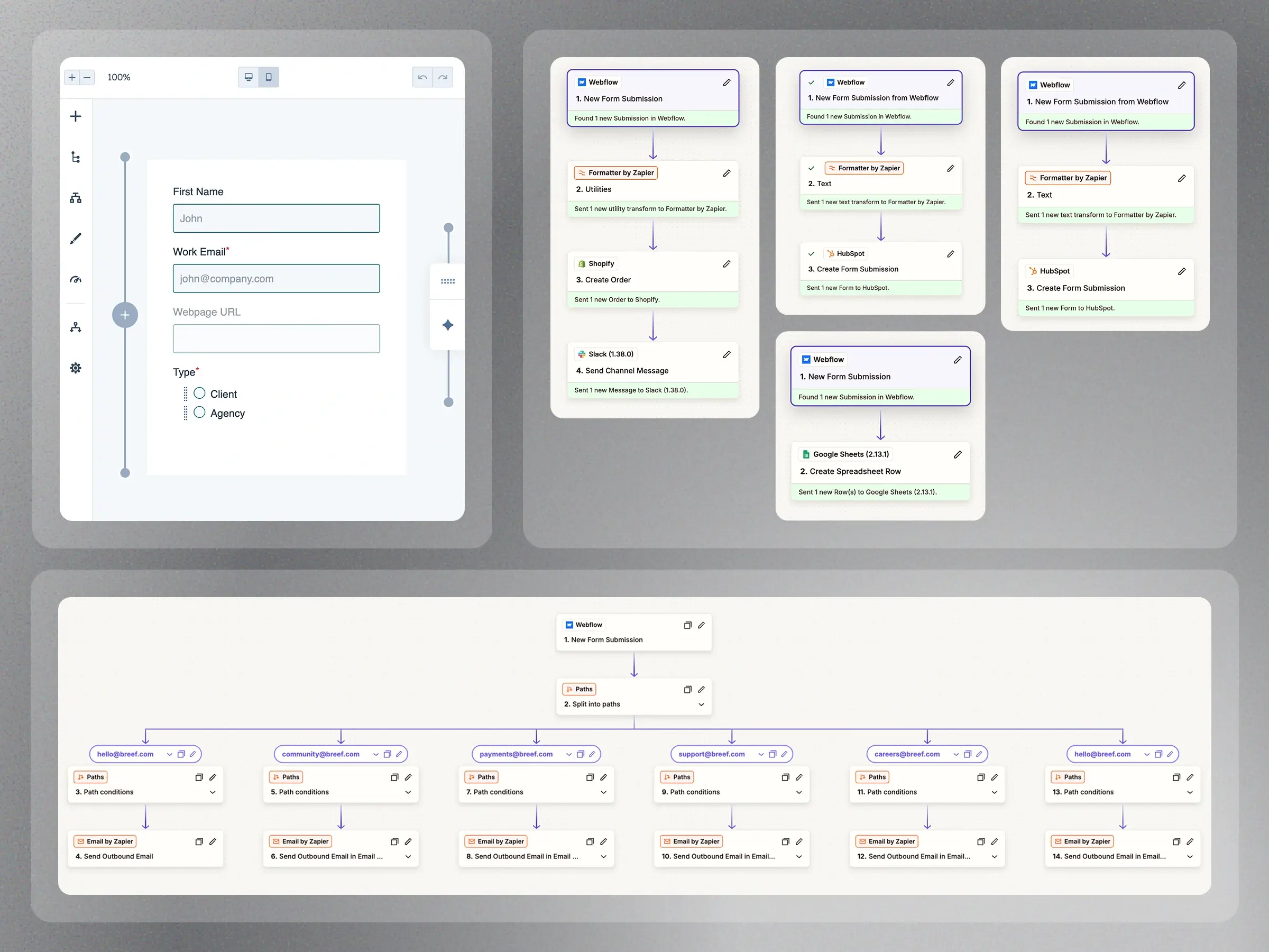 Agency marketplace website - Overview of Breef platform on desktop and mobile - Highlights responsive browsing and seamless discovery of curated marketing agencies