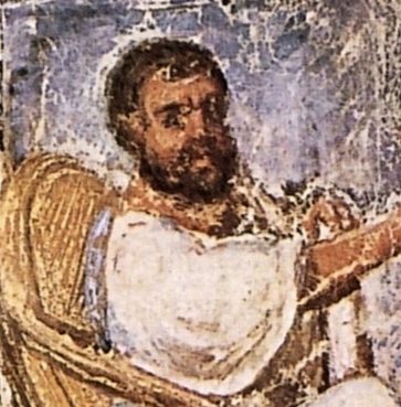 Author portrait from the Vienna Dioscurides manuscript
