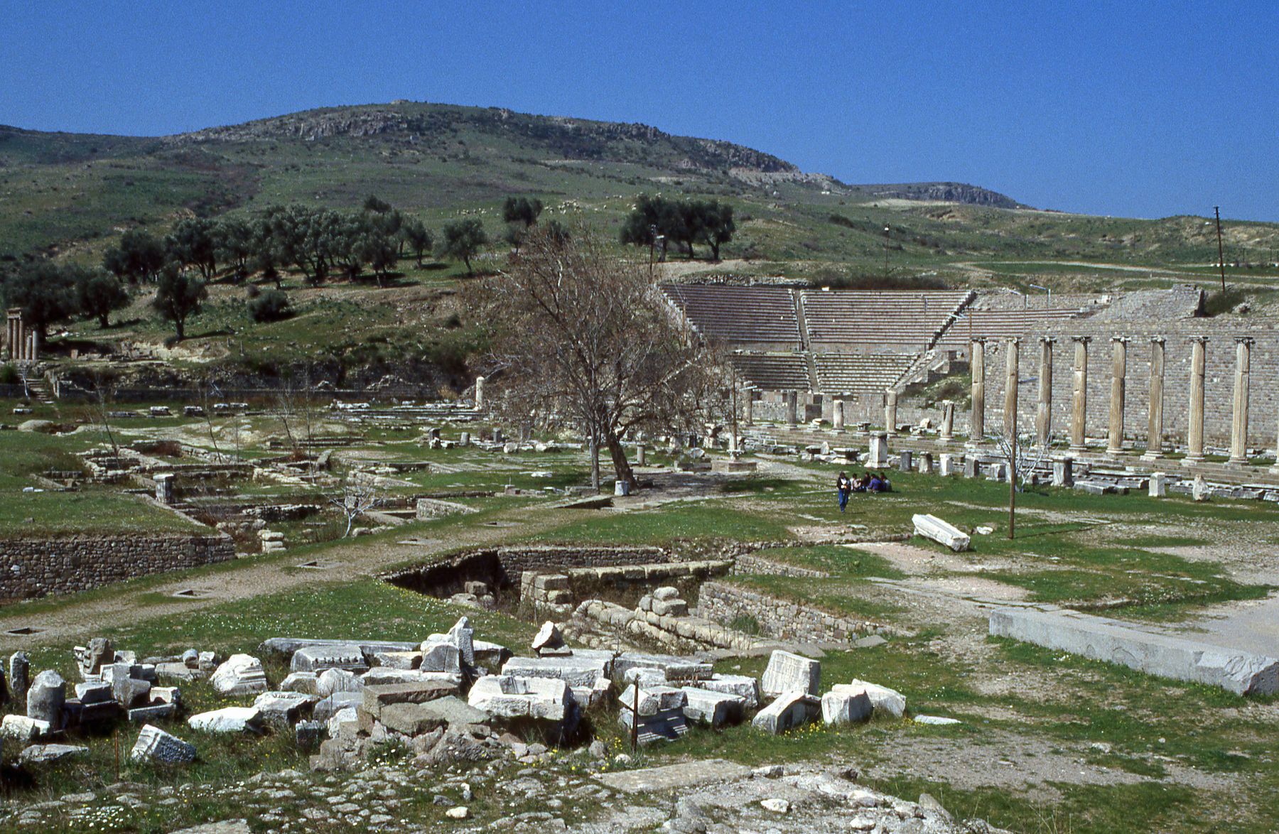 General view of the Asklepieion at Pergamon from the southeast