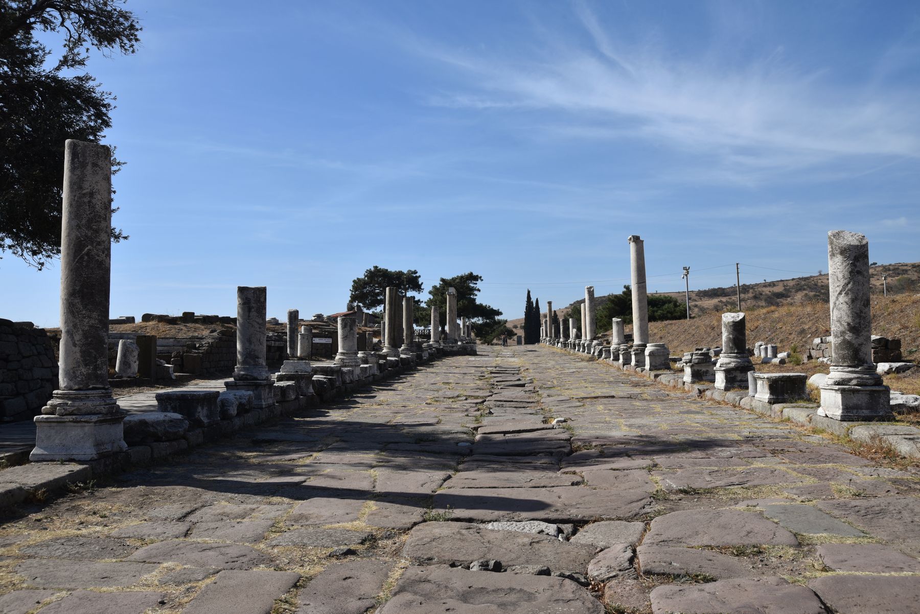The Roman sacred road linking the city of Pergamon to the Asklepieion